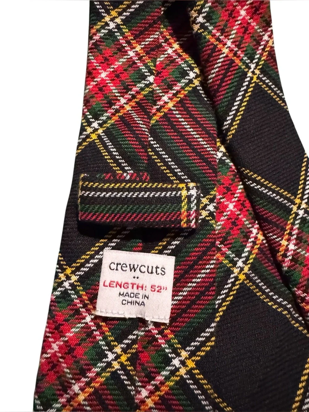 NWT J Crew Crewcuts Boys Tartan Plaid‎ Tie Classic Preppy Cotton Holidays